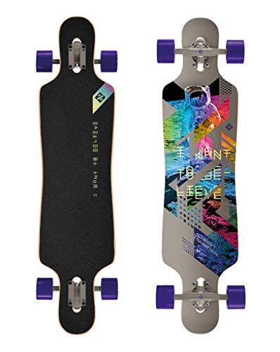 Longboard Street Surfing Curve DT Freeride 39" I Want to Believe
