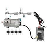 LUFT MEISTAR Universal AC Electric Compressor 20cc/r Air Conditioner Compressor AC.100.3851 for 12V Auto Compressor for R134a