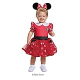 Disguise Disney Minnie Mouse Girls' Costume, Red, Medium/(3T-4T)