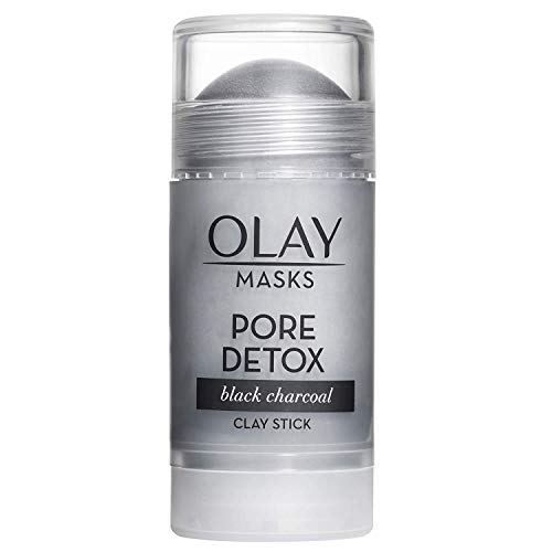 Face Mask by Olay, Clay Charcoal Facial Mask Stick, Pore Detox Black Charcoal, Spa and Beauty Gift for Women 1.7 Oz