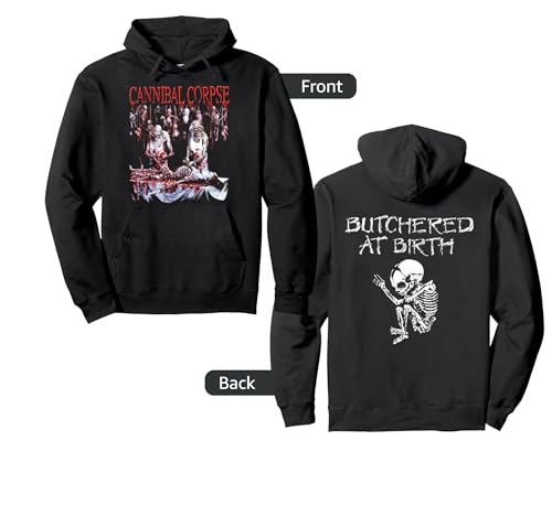 Cannibal Corpse- Official Merchandise - Butchered At Birth Pullover Hoodie