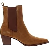 DOLCE VITA Women's SHADIE H2O Ankle Boot, Brown, 9