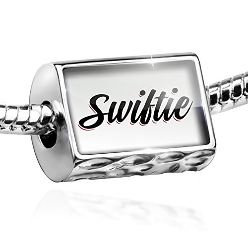 NEONBLOND Bead Vintage Lettering Swiftie Charm Fits All European Bracelets