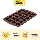 Wilton Bite-Size Brownie Squares Silicone Mold, 24-Cavity