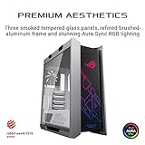 ASUS ROG Strix Helios GX601 White Edition RGB Mid-Tower Computer Case for ATX/EATX Motherboards with tempered glass, aluminum frame, GPU braces, 420mm radiator support and Aura Sync