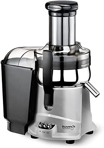 Kuvings NJ-9500U Centrifugal Juice Extractor- Higher Nutrients and Vitamins, BPA-Free Components, Easy to Clean, Ultra Efficient 350W -Silver