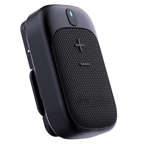 Portable Bluetooth Speaker Clip-On Compatible with Samsung Galaxy Note 10/Plus/Lite/+/5G/Note10 IPX5 Stereo & Mic Setup/Magnet Mount/ 18 Hours+ Indoor/Home/Party/Outdoor/Beach/Travel