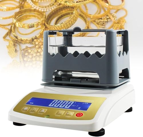 Gold Purity Analyser Meter Digital Electronic Gold Purity Tester Machine,Gold Purity Content Detector,Gold Density Meter,Purity Density Meter,Precious Metal Authenticity Tester(1200K)