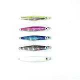 オルルド釣具 orurudo 10pcs 2.12 oz (60gram) Jig Saltwater Fishing Lure Metal jigs Long Cast Jigging qb100006a07n0