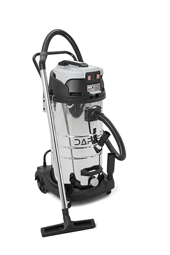 Dapper Supply 26.5 Gallon 11 Peak HP Wet/Dry Vacuum, Stainless Steel Tank, 2 in 1 Function Portable Shop Vacuum with Attachments, Built-in Drain Ideal for Jobsite, Garage & Workshop.