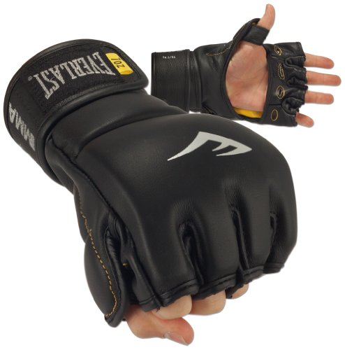 Everlast 7672LXL MMA Grappling Gloves Black L/XL
