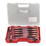 Milwaukee Set of 12 Tri-Lobe Screwdrivers 4932472003,Red