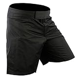 Roar 2,3 Pack MMA Grappling Kickboxing BJJ Shorts MMA Muay Thai Fight Shorts No Gi Workout Athletic Shorts (Pack of 3 (Black), Medium)