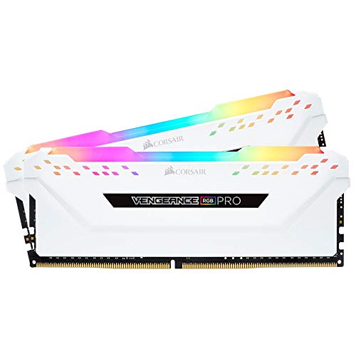 Corsair Vengeance RGB Pro 16GB (2x8GB) DDR4 3600 (PC4-28800) C18 Desktop memory – White
