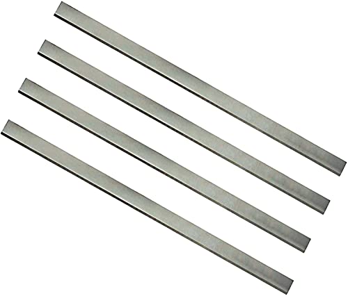 HSS Planer Blades Knives 20 Inch Jointer Replacement for Grizzly G6702 G0454W Jet 208 Powermatic 209 Delta DJ-20 Dewalt Shop Fox W1754 Woodstock W163 W7147 20x 1x 1/8" 4pcs