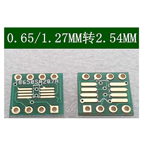 80PCS Gold Plated SO8 MSOP8 SOIC8 TSSOP8 SOP8 Turn DIP8 IC Adapter Socket Adapter Plate PCB (NO in Pin Header)