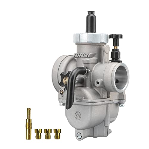 NIBBI PE28mm Carburetor,Motor Carburetor with Carb Jets Fit 200cc—250cc Motorcycle Engine for ATV Dirt Bike Mini Bike Go Kart Apollo Scooter Moped