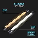 phonar 36 inch Under Cabinet Lighting LED Lamps for Kitchen Closet, LED Counter Light with Plug in Hardwired LED Lighting for Wardrobe(Warm White)