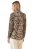 Blouses for Women Fashion, Casual Long Sleeve Button Down Shirts Tops, XS-3XL (Leopard Print, XX-Large)