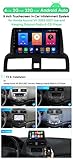 ASURE Android Car Stereo Upgrade for Honda Accord 2003-2007 Low-end,9 inch 4Core 2G+32G Car GPS Navigation Unit with Wireless Carplay,Android Auto,FM Radio,1280 * 720 HD Touchscreen Multimedia Player