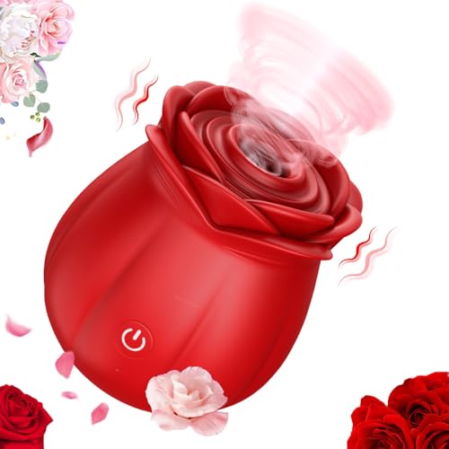 Roses Toy 2025 Newly Clitioral Sucker Powerful Womens Viboators Quiet Rose Viboatorr Waterproof Flower Vibration The Rose Adult Toy for Women 10 Speeds Couple Games Adult Bedroom Wr61
