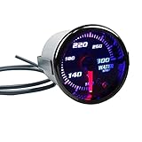 52mm Water Temp Gauge 7 Color Tinted 2"-1/16" Temperature Meter 100-300℉ Fahrenheit Includes Electronic Thread 1/8 NPT Sensor