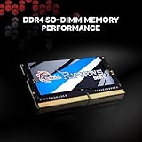 G.SKILL Ripjaws DDR4 SO-DIMM Series DDR4 RAM 64GB (2x32GB) 3200MT/s CL22-22-22-52 1.20V Unbuffered Non-ECC Notebook/Laptop Memory SODIMM (F4-3200C22D-64GRS)