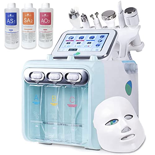 BRÜUN Facial Care Machine – A 7 in 1 Multifunctional Face Care Device for Skin Moisturizing – A Vacuum Cleaning Jet for Home and Beauty Salon