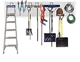 KINOMI 24 Pack Pegboard Hooks Heavy Duty Pegboard Drill Holder Power Tool Holder, Value Set, Large Pegboard Accessories and Hooks for Tools, Power Drills, Art and Craft Supplies etc