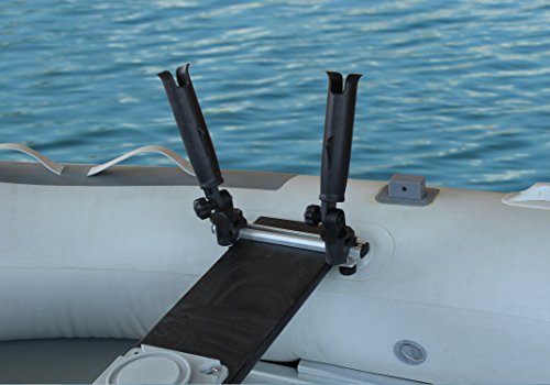 Brocraft Inflatable Boat/Canoe Rod Holder with Aluminum Track
