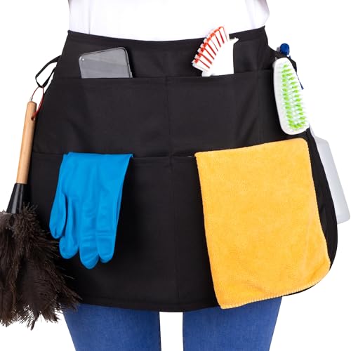 SupplyMaid Waterproof Professional Cleaning Apron. Designed for Pro Cleaners Like a Cleaning Caddy Around Your Waist