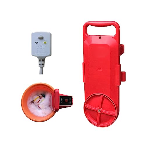 Portable Mini Washing Machine, Bucket Mounted Washing Machine, Compact Semi Automatic Washer Laundry with Digital Display and Leakage Protection Fit for Dormitories Apartment