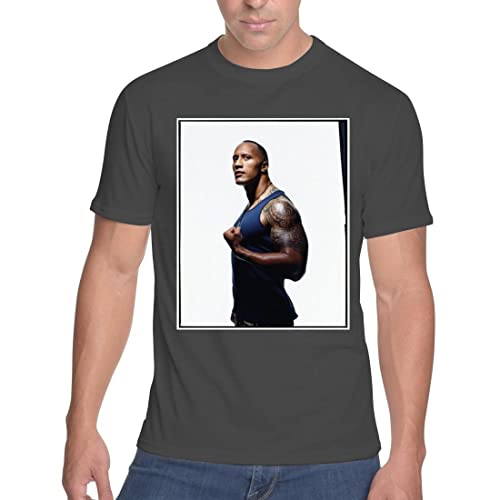 Dwayne The Rock Johnson - Men's Soft & Comfortable T-Shirt SFI #G460622, Black, X-Large
