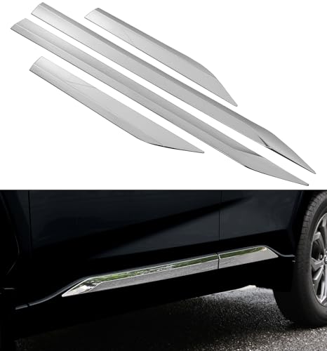 Birbenben Fit for Toyota RAV4 2019-2025 Body Side Molding Trim Covers, Chrome ABS Door Molding Trim Kit Strips Door Guard Protector Fit for 2020 2021 2022 2023 2024 Toyota RAV 4 Accessories