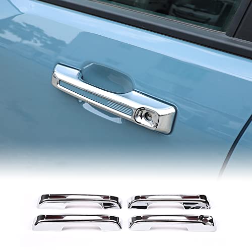 Aunginsy Exterior Door Handle Trim Cover Compatible with Ford Maverick 2022-2025 Ford Bronco Sport 2021-2025 Car Outside Door Handles Cover Scratches Protector Decorative Sticker ABS Accessories