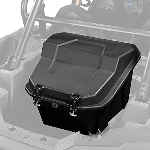 Kiwi Master Rear Cargo Box Compatible with 2014-2023 Polaris RZR XP 1000 900 Turbo Trail S Accessories Replace OEM # 2881193 Waterproof 69 QT Bed Storage Bin