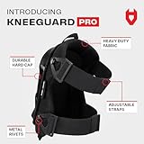 NoCry Professional Construction Knee Pads for Men and Women with Non-Slip Heavy Duty Cap and Ankle Support — Thick Foam and Gel Cushioning — Reinforced, Adjustable Straps and Military-grade Rivets