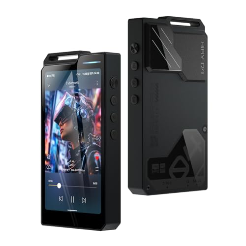 HiBy R4 mp3 & mp4 Players spotify Player with Bluetooth and WiFi 4-Way HiFi DAP Android 12 OS 3.5mm po+4.4mm bal 32G+2TB Scalable Memory