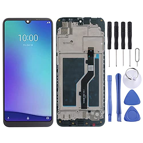 CHENYAN OEM LCD Screen for ZTE Blade A5 2020 Digitizer Full Assembly with Frame（Black