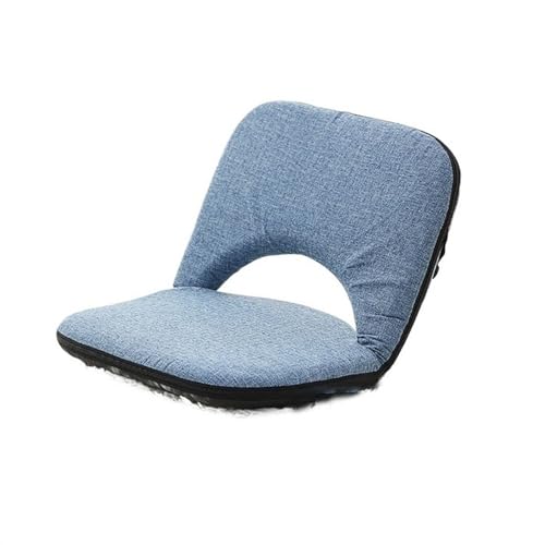 Portable Floor Chair, Adjustable Floor Lazy Sofa Chair, 5-Position Multiangle Padded Floor Chair Tatami Chair, Cushioned Back Support Bay Window Lounge Chair, Sitting Chair