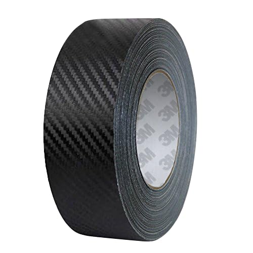3M 1080 Black Carbon Fiber Vinyl Detailing Wrap Pinstriping Tape 20ft Roll (1/2 Inch x 20ft roll)