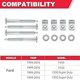 Fitede 924-311 Truck Bed Mounting Hardware Kit Fits for Ford F250 F350 F450 F550 Super Duty Truck Replaces# W706640S900, W706641S900, W708770S436