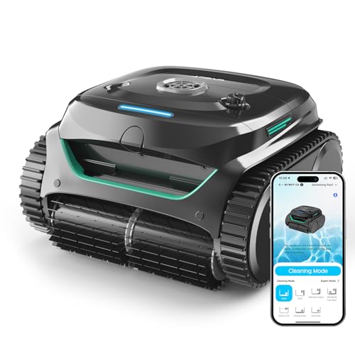 (2025 New) WYBOT C2 Cordless Robotic Pool Cleaner, Pool Vacuum for Inground Pools up to 2512 Sq.ft, Wall-Climbing & Waterline Cleaning wtih Dual Filter, Triple-Motors, Lasts 180 Mins Runtime