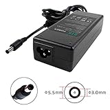 DTK 19V 4.74A 90W Ac Adapter for Samsung Laptop Computer Charger/Notebook PC Power Cord Supply Source Plug (19V 3.16A 60W Compatible) Connector Tip Size: 5.5x3mm with Pins Inside