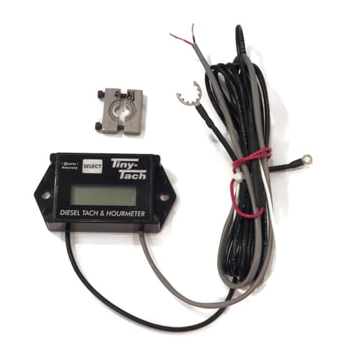 DTI Compatible Hour Meter Tachometer Replacement for Tiny Tach 1/4" Transducer DTL-1/4