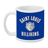 Saint Louis University Billiken Ceramic Coffee Mug, Novelty Gift Mugs for Coffee, Tea and Hot Drinks, 11oz, White