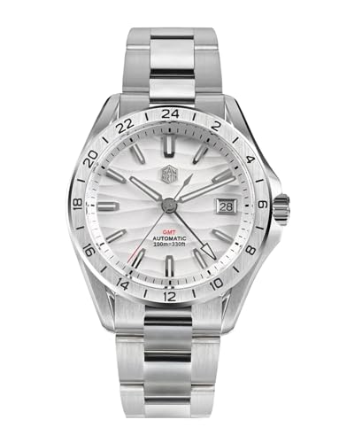 San Martin Watch Mens Watch SN0129 NH34 GMT Sapphire Glass Luminous Diver Watches for Men 39mm Luxury Mechanical 100M Waterproof