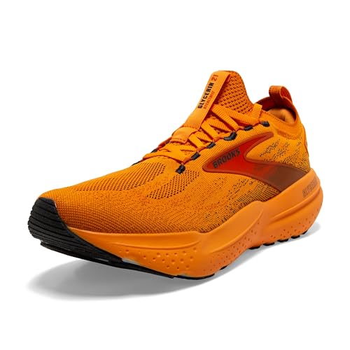 Brooks Men’s Glycerin Stealthfit 21 Neutral Running Shoe - Carrot Curl/Autumn Maple - 13 Medium