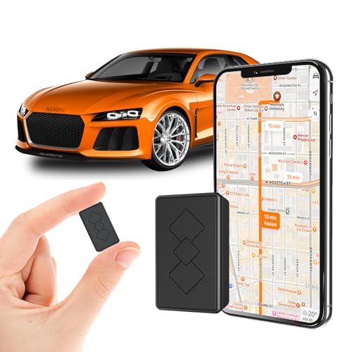 2025 New Model Mini Car GPS Tracker for Vehicles,Portable Real Time Magnetic GPS Tracking Device,No Subscription Required/No Monthly Fee Full Global Coverage Location Tracker for Kids,Dogs,Trucks