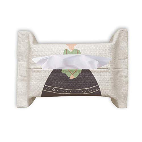 Women Traditional Custom in Korea Paper Towel Facial Tissue Bag Napkin Bumf